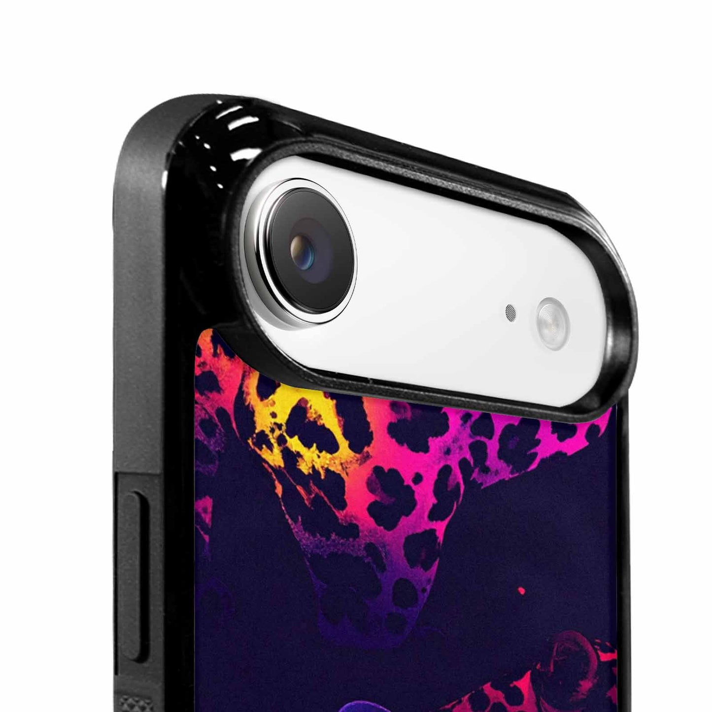 iPhone 17 Air Case — Leopard Print Neon Seamless Pattern Animal, Customized Protective Case