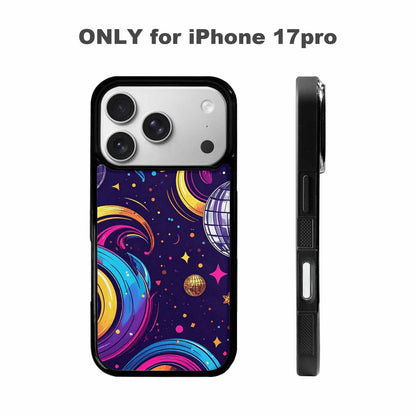 iPhone 17 Pro Case — Disco Cartoon Art Pattern Cartoon Cute, Original Design Phone Case