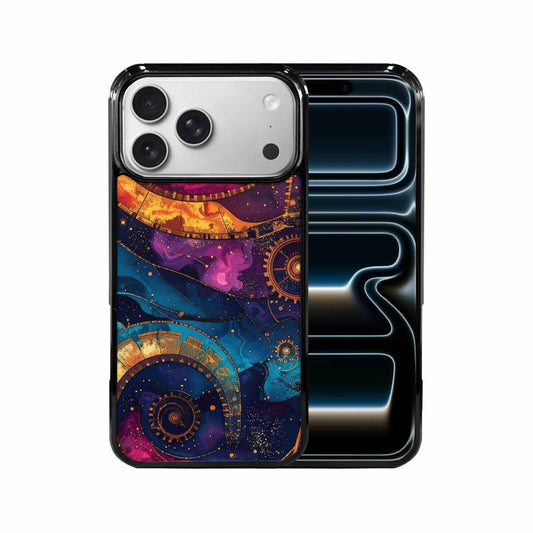 iPhone 17 Pro Max Case — Steampunk Galaxy Art Seamless Galaxy Space, Custom Designed Case Cover