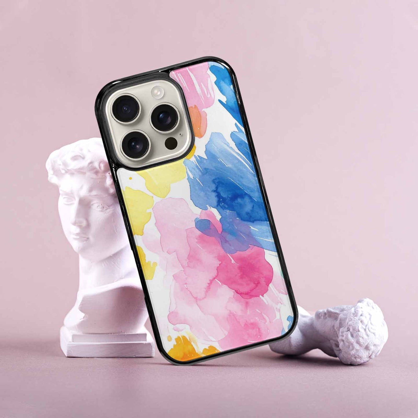 iPhone 16 Pro Case — Trans Strong Watercolor Seamless Pattern Vibrant, Original Design Phone Case