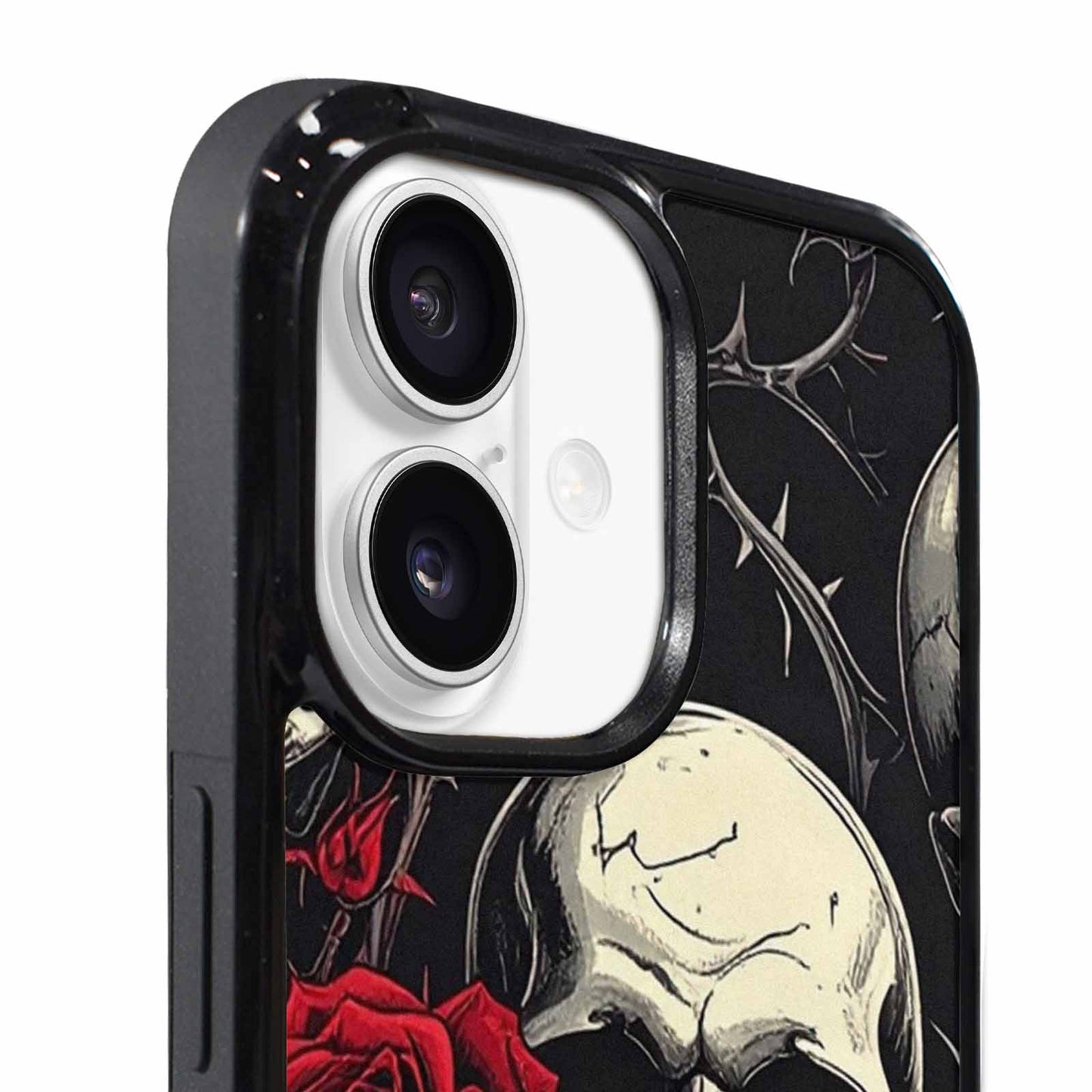 iPhone 17 Case — Ornate Gothic Skulls Roses Custom Gothic, Personalized Phone Case