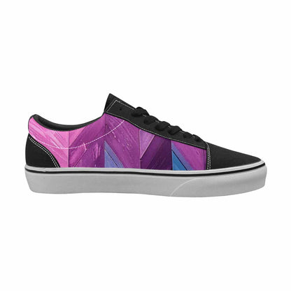 MEN'S Genderfluid Flag Color Canvas Lace-Up Vivid Sneakers