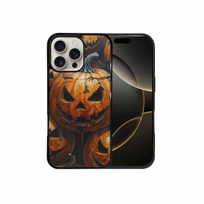 iPhone 16 Pro Max Case — Halloween Cracked Jackolantern, Unique Phone Case Design