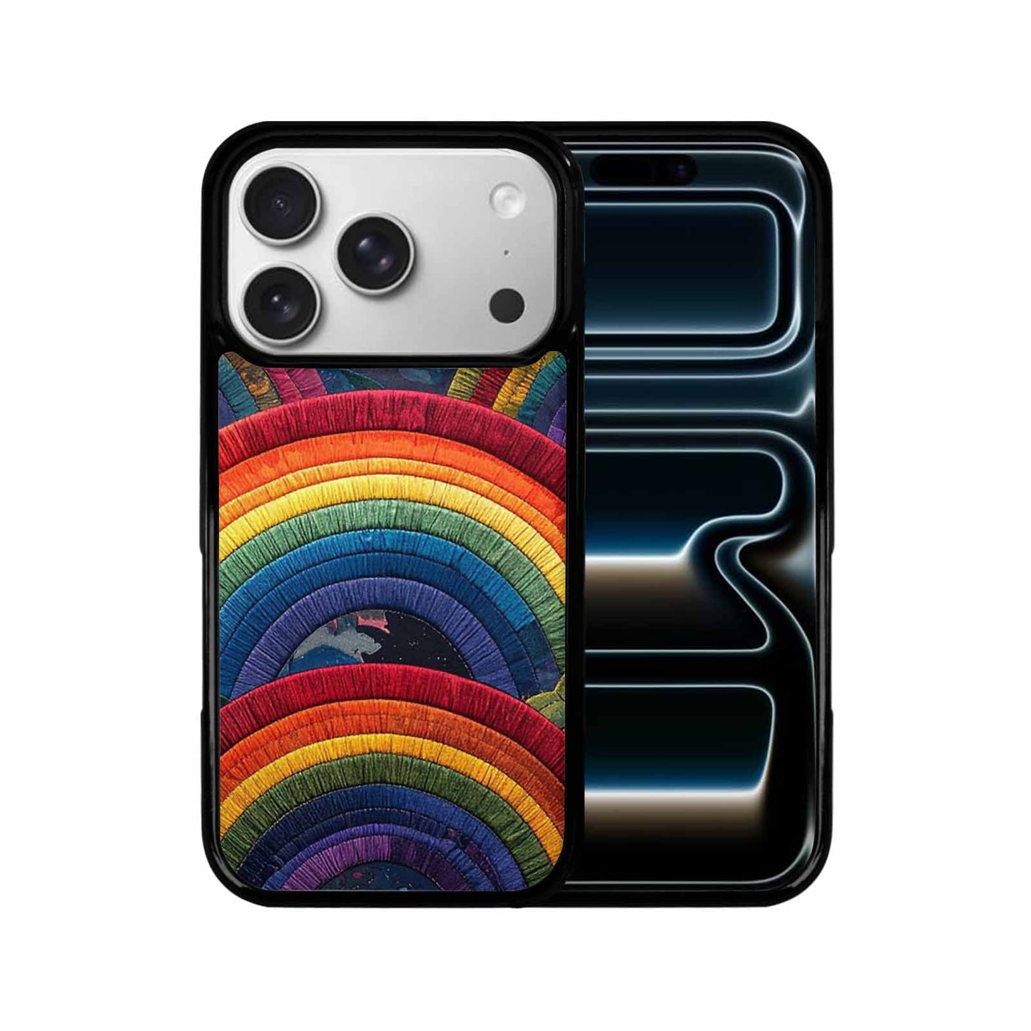 iPhone 17 Pro Case — Vivid Camo Rainbow Arc Camo, Custom Art Phone Cover