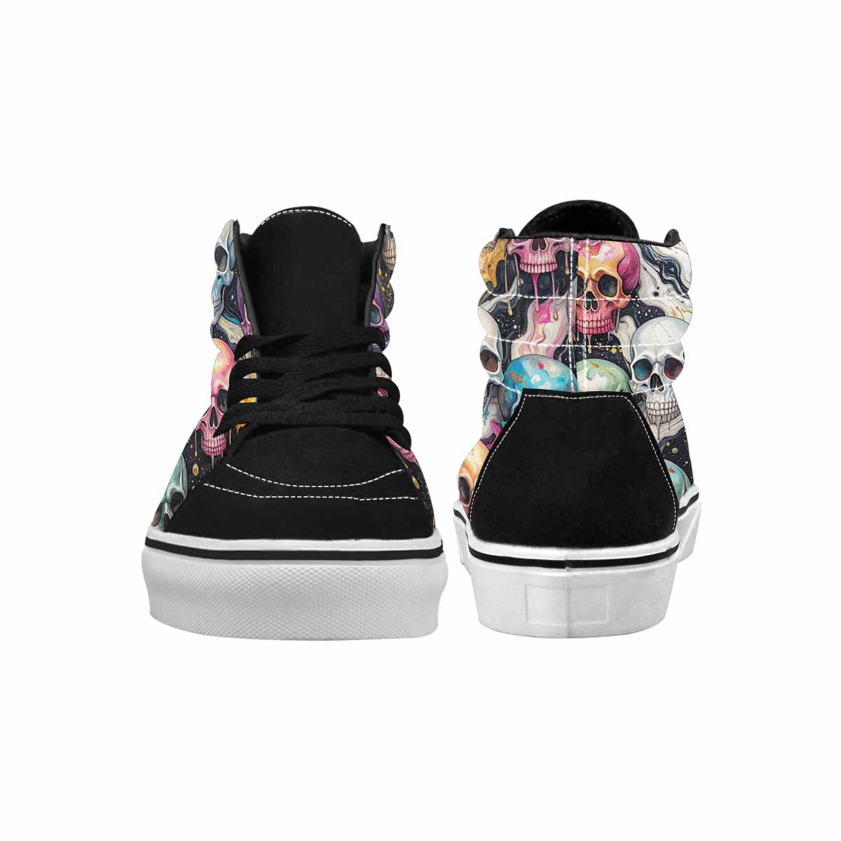 MEN'S Skulls  Marble Skulls High Top Canvas Aesthetic Shoes