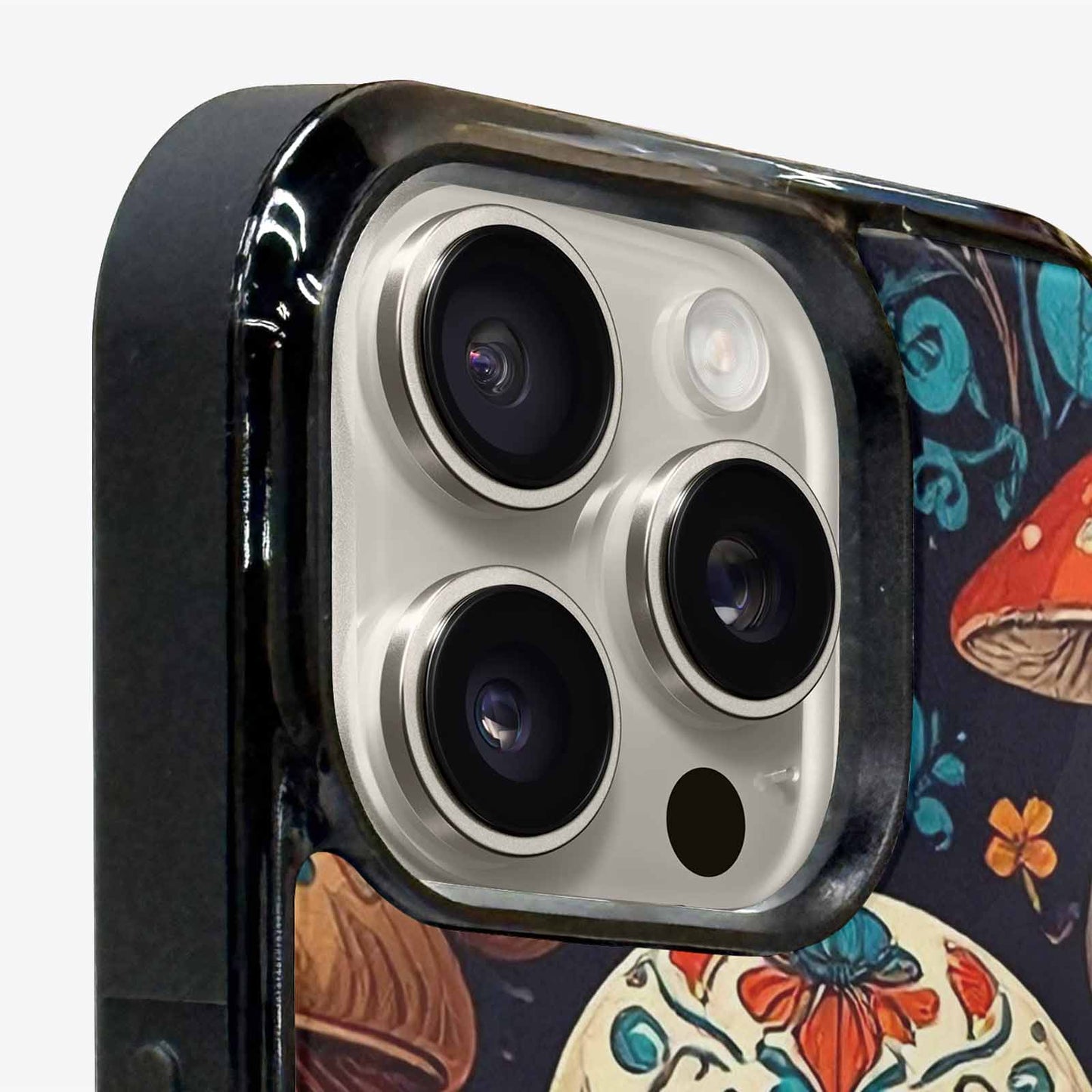 iPhone 16 Pro Max Case — Mushrooms And Skulls, Original Design Phone Case