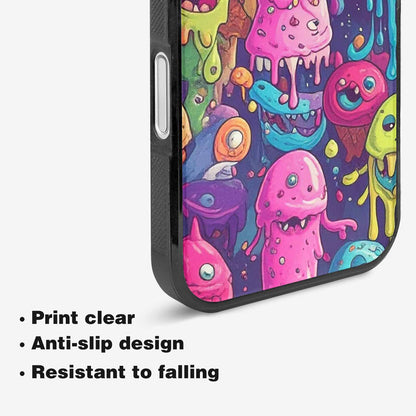 iPhone 16 Plus Case — Melting Ice Cream Monster Charac, Personalized Phone Case