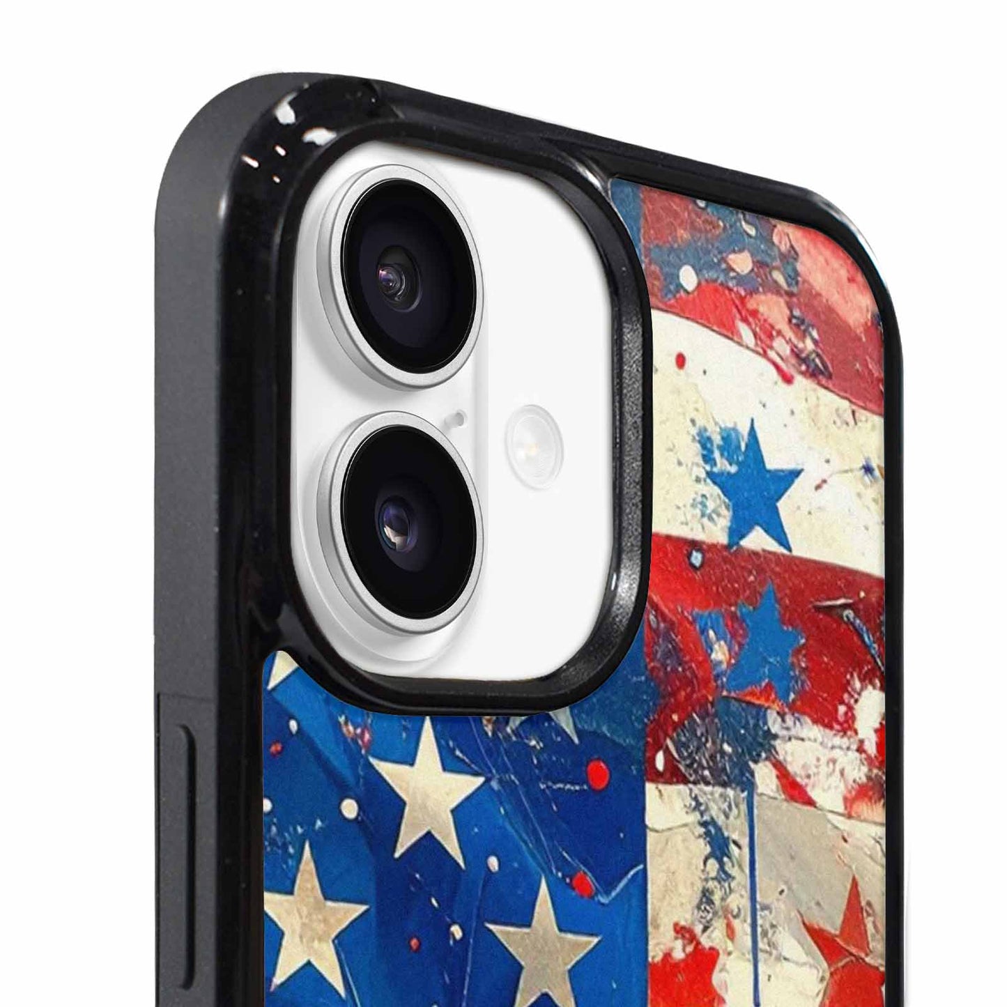 iPhone 17 Case — Patriotic Stars And Stripes Galaxy Space, Original Design Phone Case