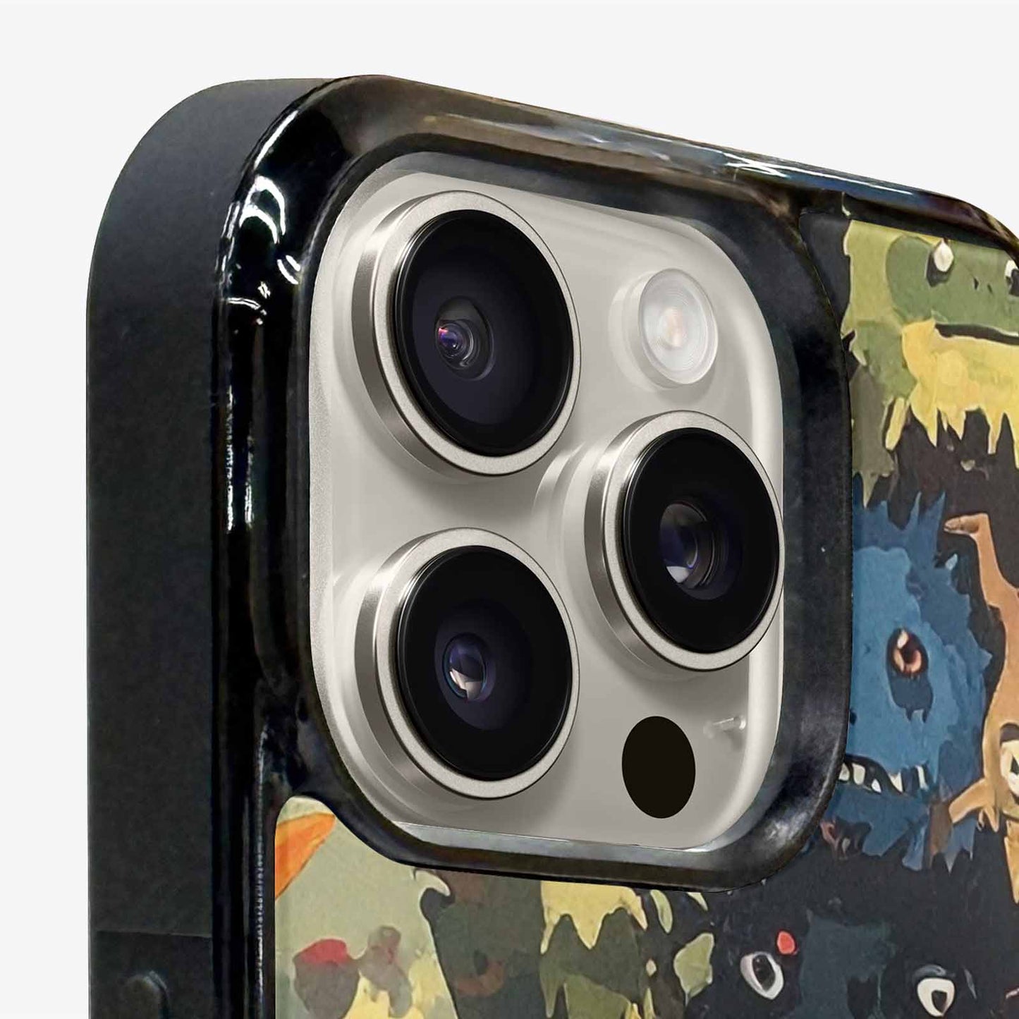 iPhone 16 Pro Case — Monsters Camomonsters Pattern Okl, Custom Art Phone Cover