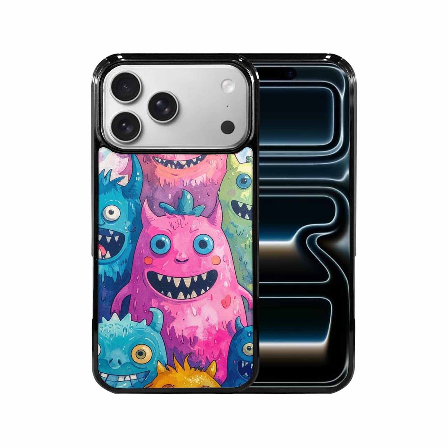 iPhone 17 Pro Max Case — Seamless Repeating Pattern Of Cartoon Cute, Custom Designed Case Cover