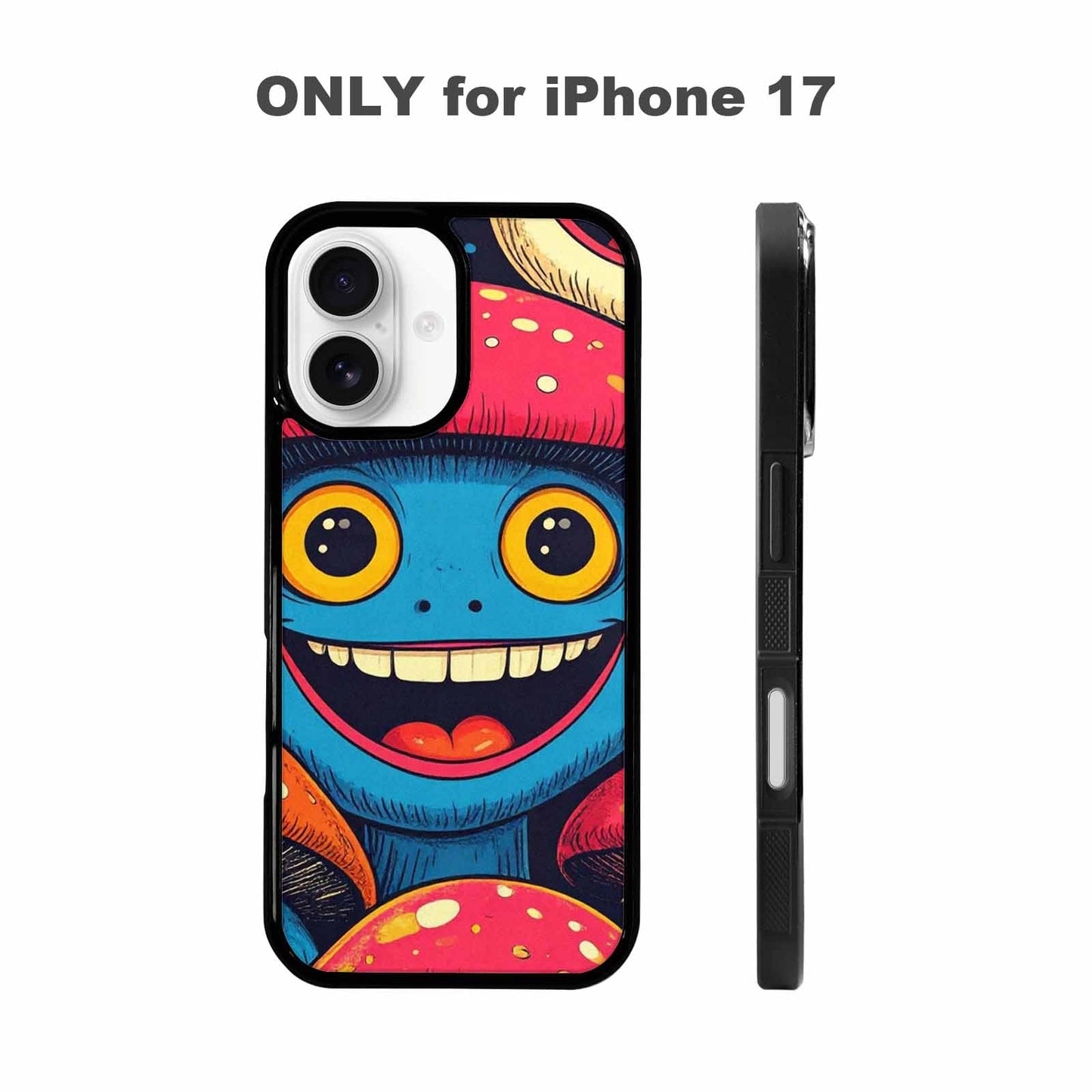 iPhone 17 Case — Retro Mushroom Cartoon Art Retro Vintage, Unique Phone Case Design