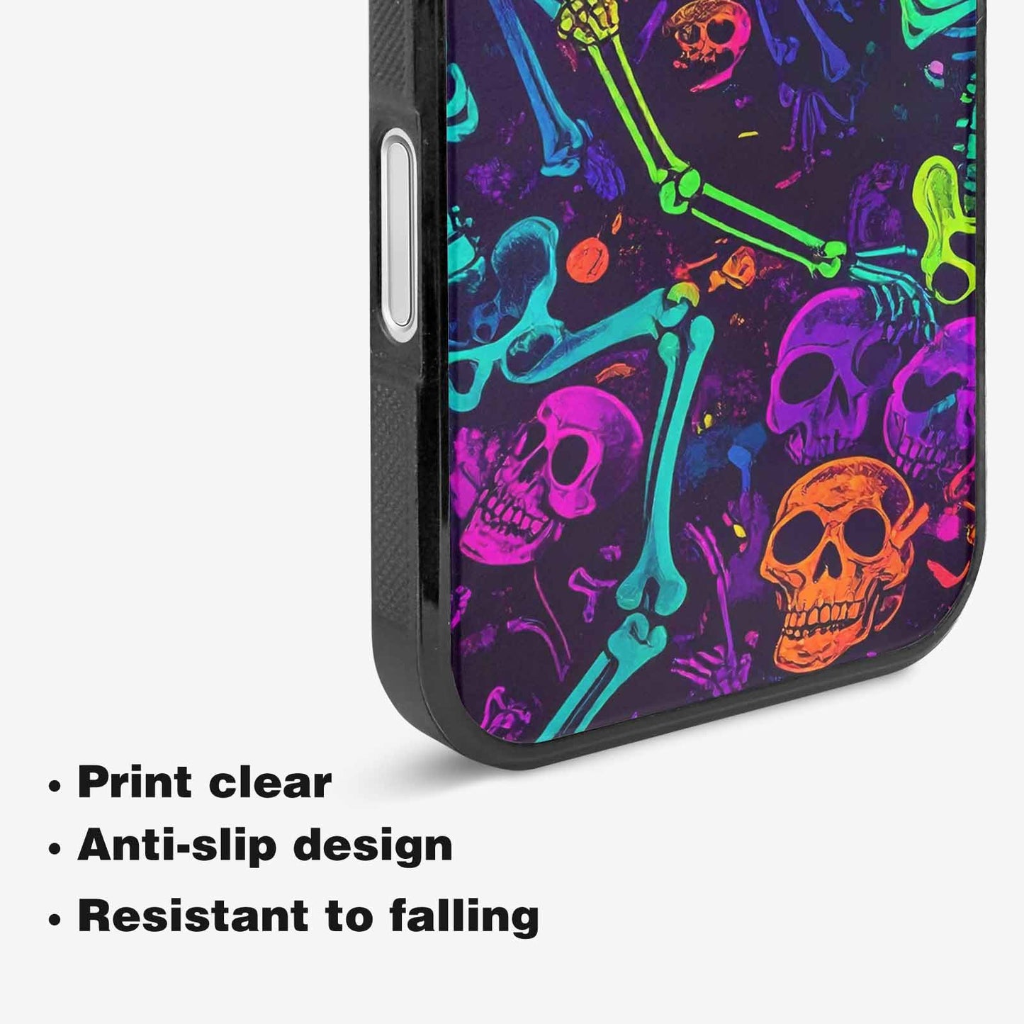 iPhone 16 Case — Glowing Skeleton Pattern Hundreds Of Small, Personalized Phone Case