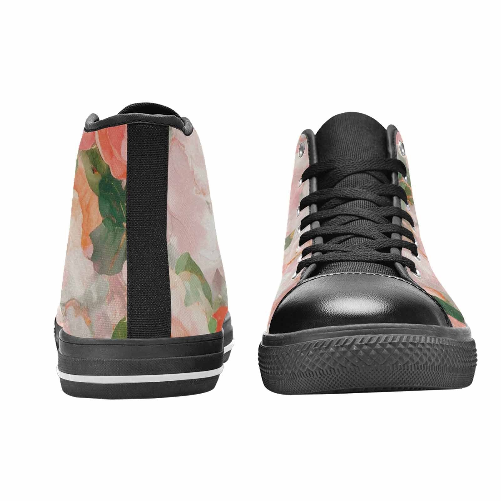 MEN'S Marble Floral High Top Canvas Dreamcore Sneakers