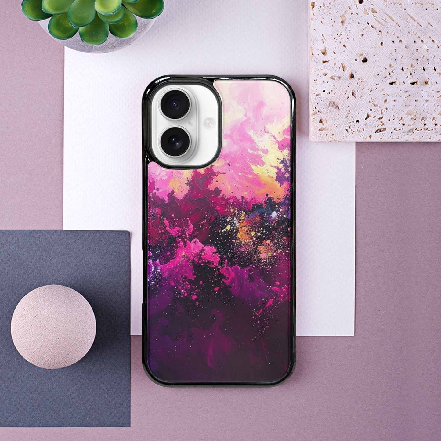 iPhone 16 Case — Galaxy Nebula Galaxy Nebula Burs, Personalized Phone Case