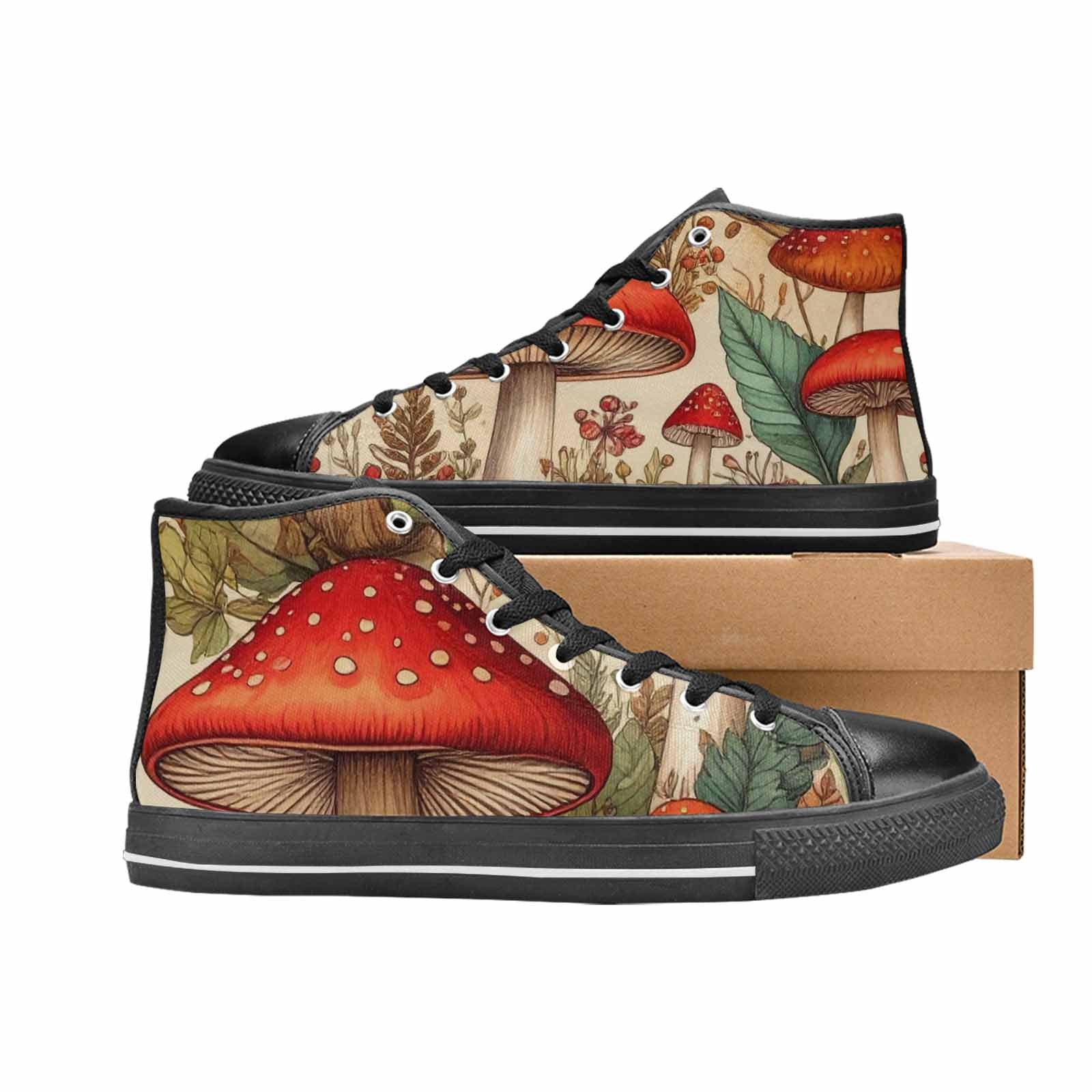 WOMEN'S Mushroom High Top Canvas Y2K Shoes