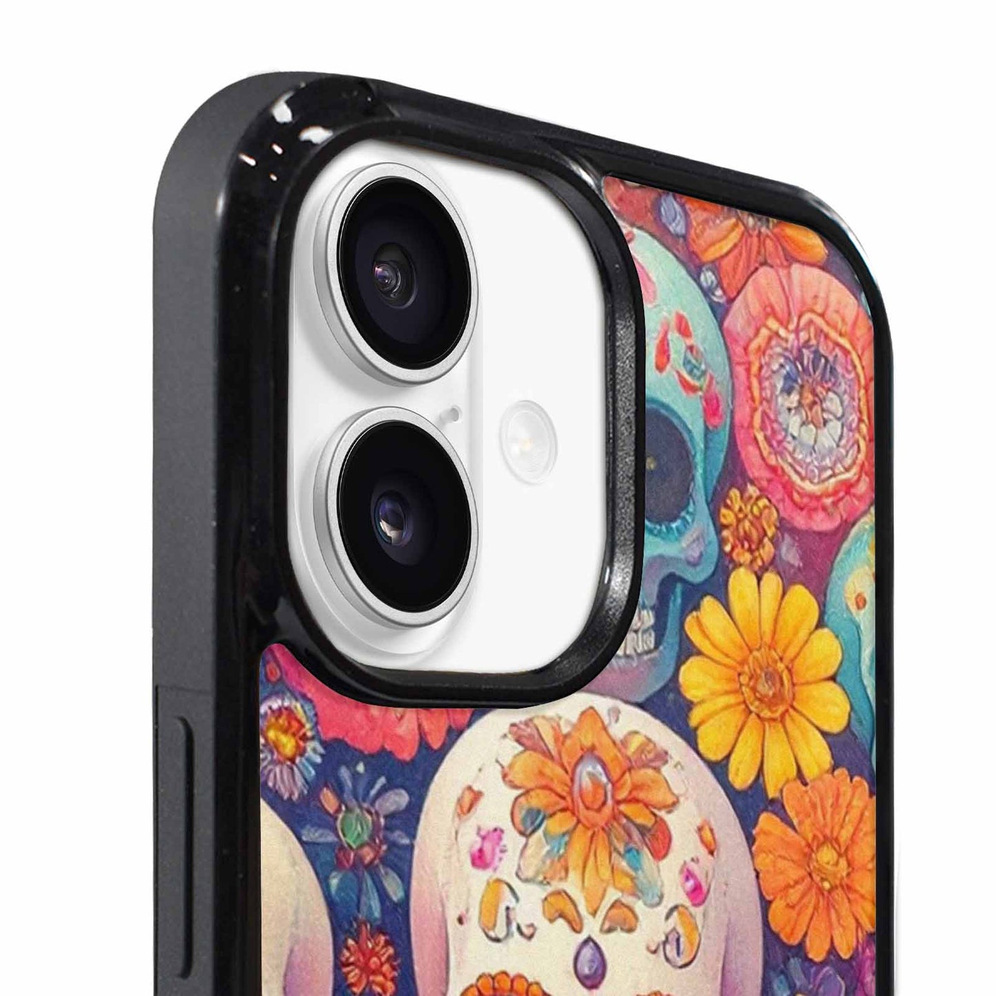 iPhone 17 Case — Ornate Candy Color Skull Gothic Skulls, Custom Phone Case