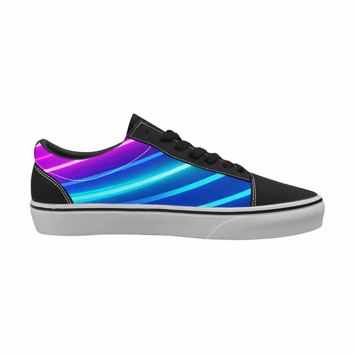 WOMEN'S 80S Neon Cartoon Canvas Lace-Up Aesthetic Custom Sneakers