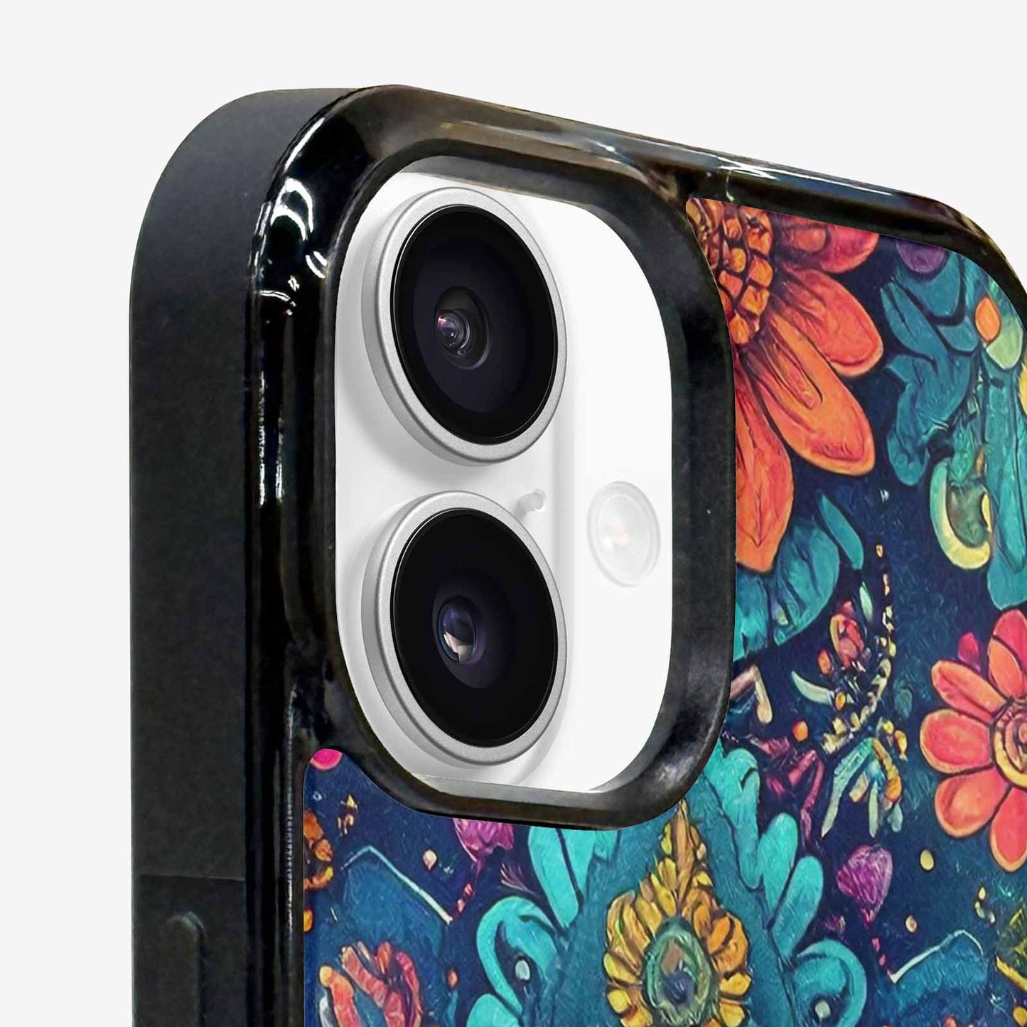 iPhone 16 Case — Paisley Mandala, Custom Printed Phone Case