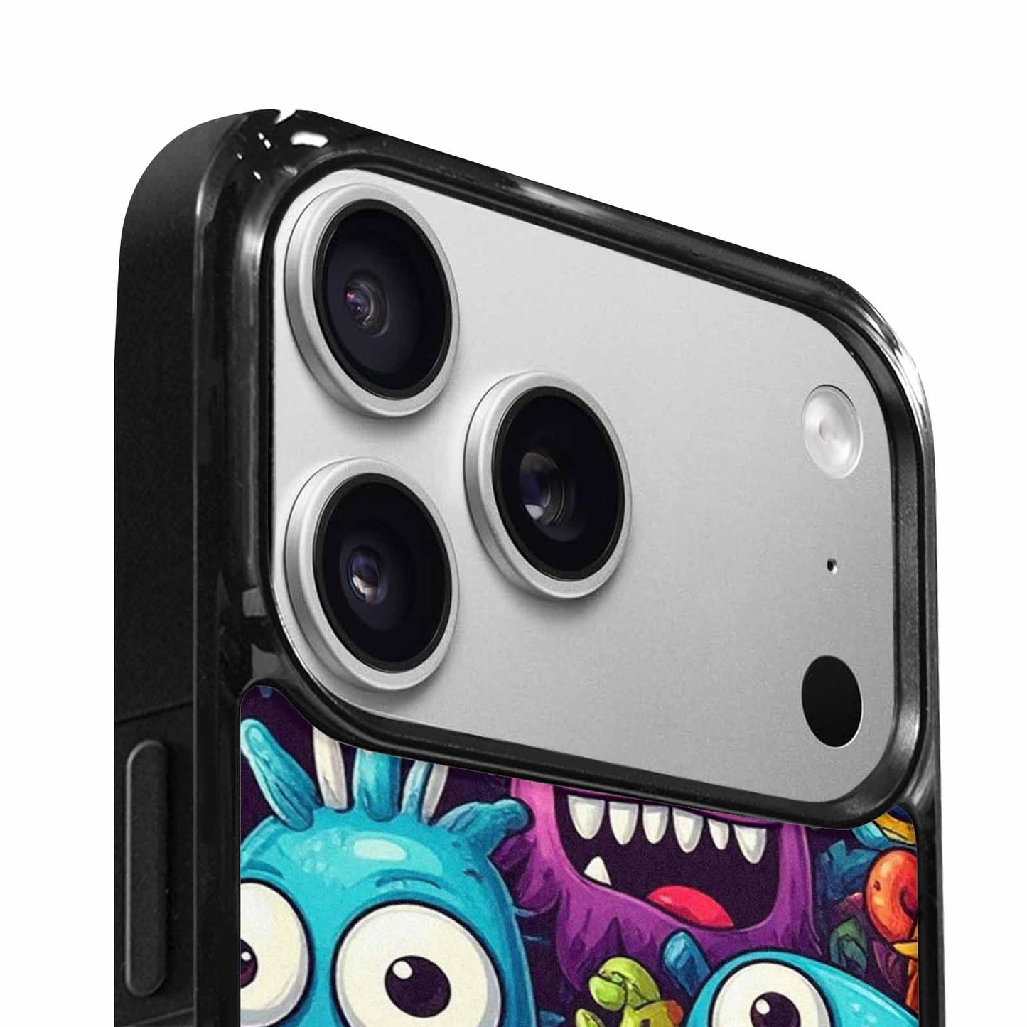 iPhone 17 Pro Max Case — Small Cartoon Monster Character Cartoon Cute, Custom Designed Case Cover