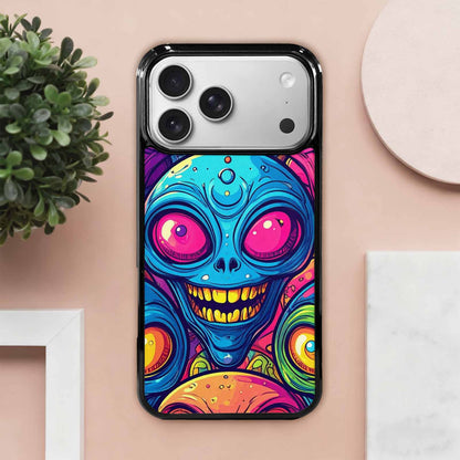 iPhone 17 Pro Max Case — Alien Ufo Cartoon Art Alien Scifi, Original Design Phone Case