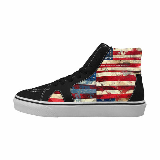 MEN'S American Flag Stars High Top Canvas Aesthetic Shoes