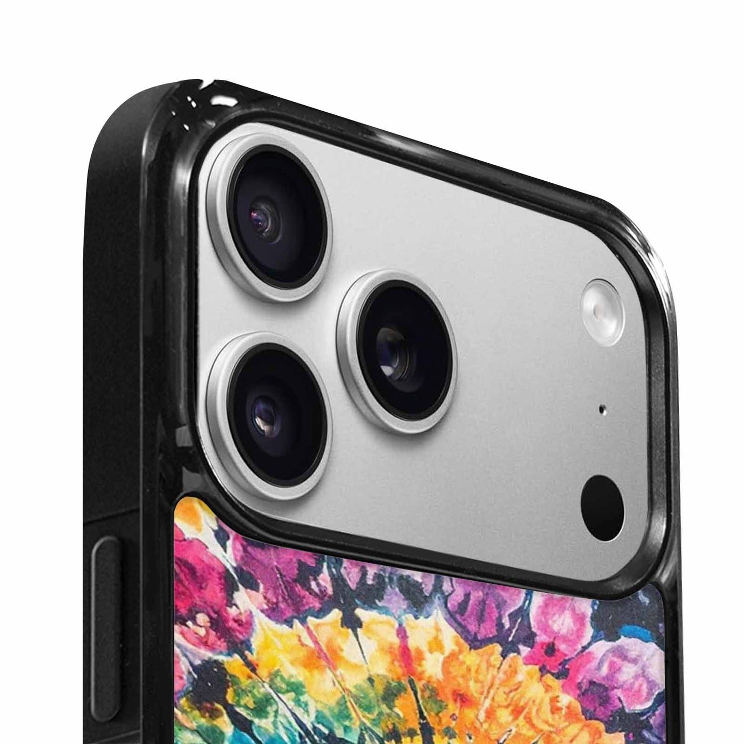 iPhone 17 Pro Max Case — Black &amp; Blue Ink Tie Dye, Custom Phone Case
