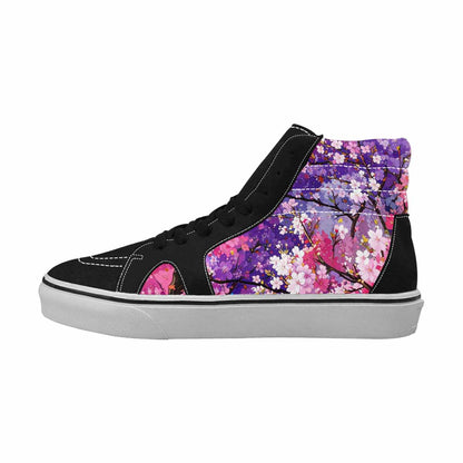 MEN'S Cherry Blossom Branch Cherry High Top Canvas Dreamcore Custom Shoes
