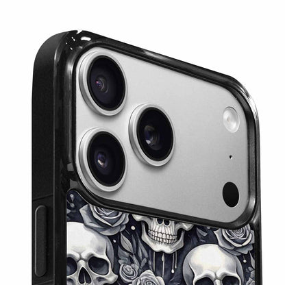 iPhone 17 Pro Case — Skull Dark Art Gothic Print Gothic, Custom Art Phone Cover