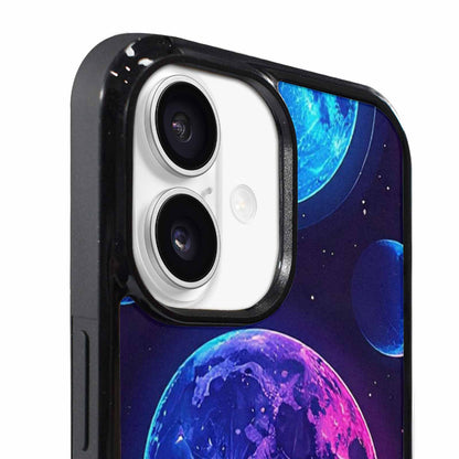 iPhone 17 Case — Neon Winter Moon Cartoon Cute, Customized Protective Case