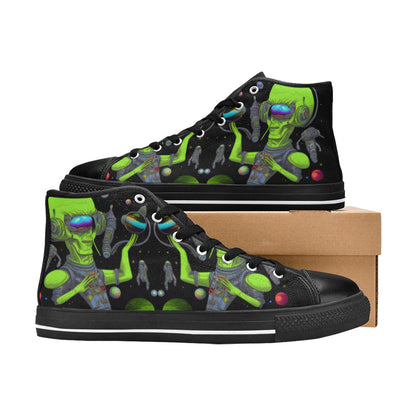 MEN'S Cc Hipster Alien Space High Top Canvas Cottagecore Sneakers