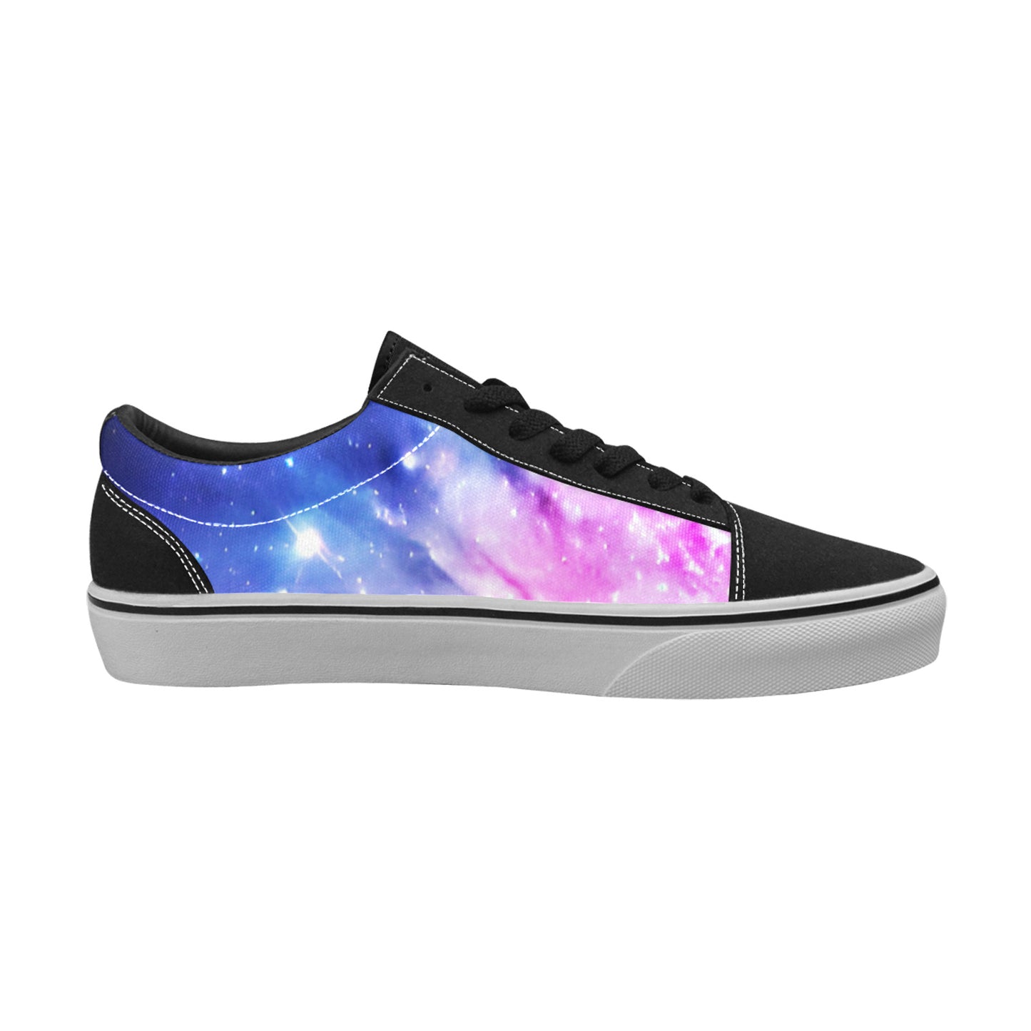 WOMEN'S Galaxy Art Out Space Low Top Skateboarding Dark Academia Custom Sneakers