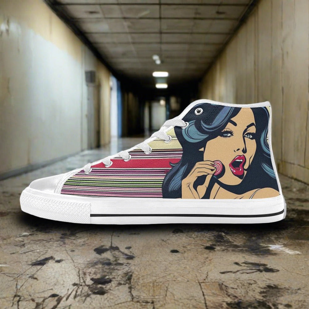 Phoenix Earthy Brown Unique Bold Art - Freaky Shoes