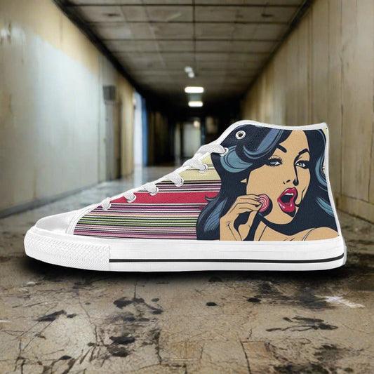 Chinese Dragon Purple Teal Unique WOMEN Bold Art - Freaky Shoes | Custom Art Sneakers