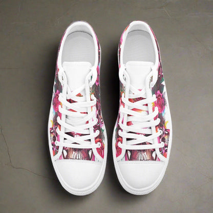 Aurora Borealis Rainbow Vivid Bold Art - Freaky Shoes | Custom Art Sneakers