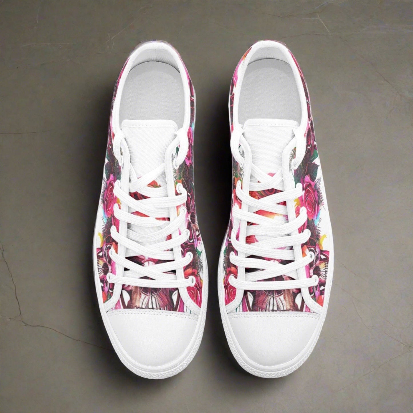 Chinese Dragon Vivid Multicolor Wearable Bold Art - Freaky Shoes | Custom Art Sneakers