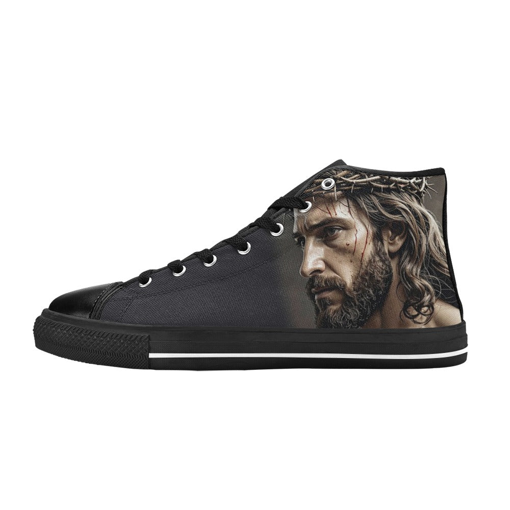 MEN'S Jesus_Ht_01 Men’S High Top Canvas Dreamcore Custom Shoes