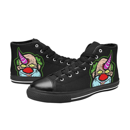 MEN'S Clown Men’S High Top Canvas Cottagecore Custom Shoes