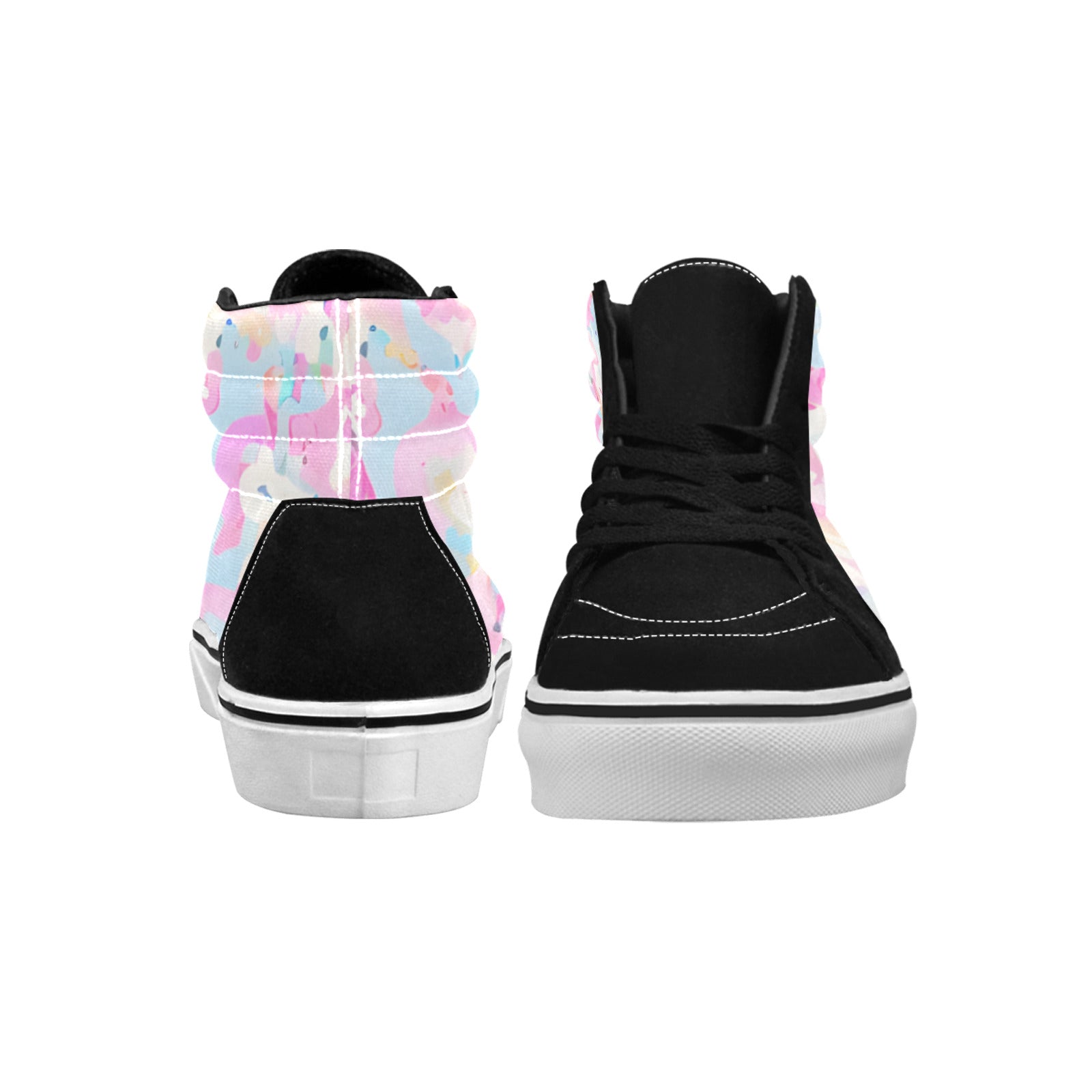 MEN'S Abstract Unicorn Art Unicorns High Top Skateboarding Cottagecore Custom Sneakers