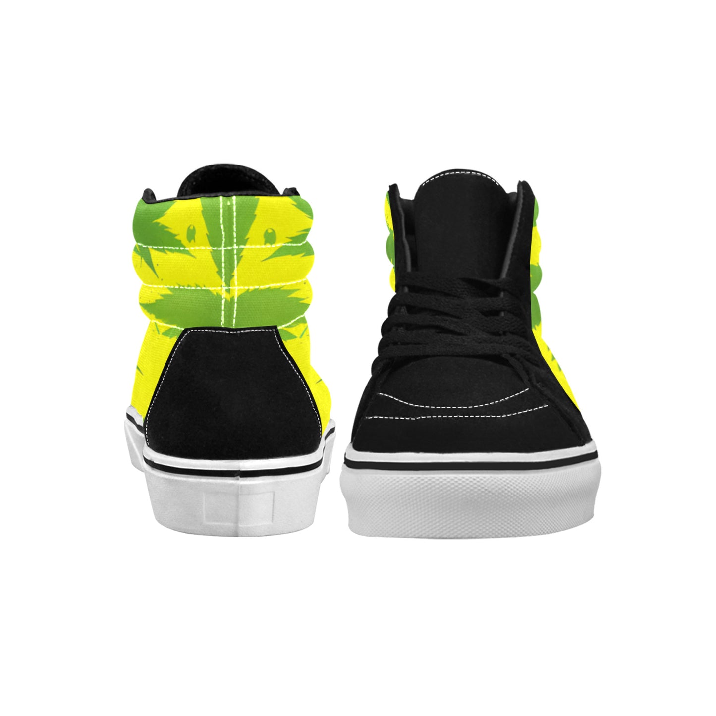 MEN'S 420 Art Weed Art High Top Skateboarding Dark Academia Custom Sneakers
