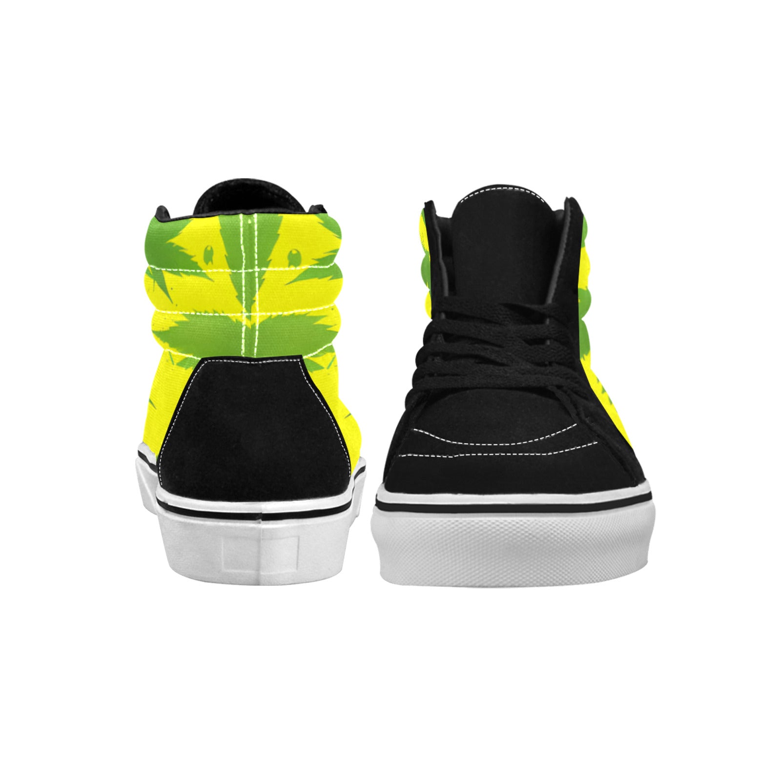 MEN'S 420 Art Weed Art High Top Skateboarding Dark Academia Custom Sneakers