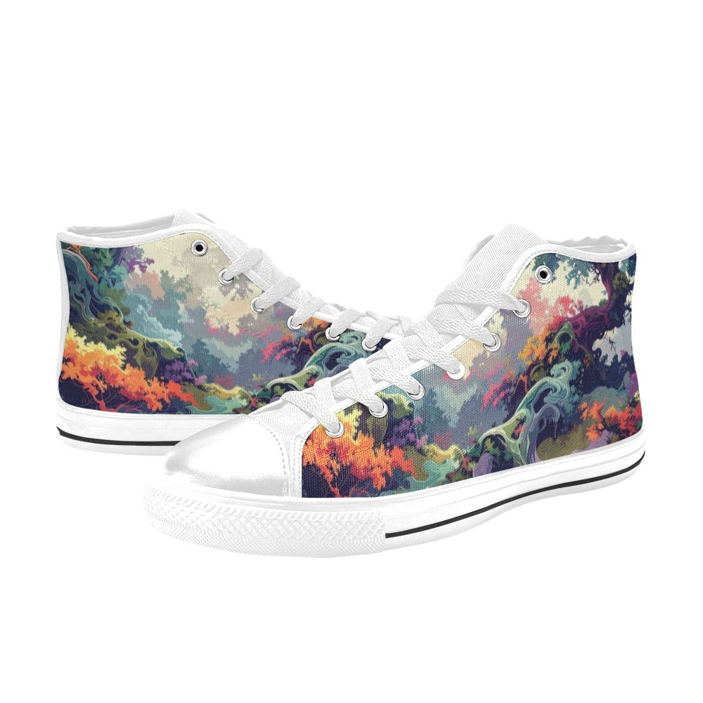 Camo Design 1 Men’s Classic High Top Canvas Shoes