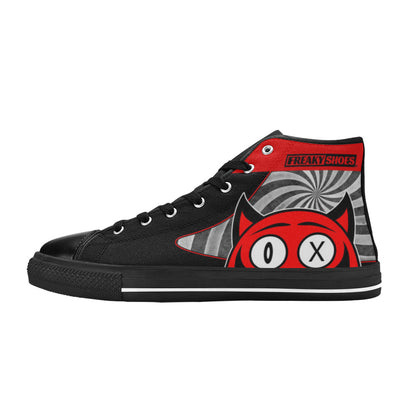 WOMEN'S Devil High Top Canvas Cottagecore Shoes