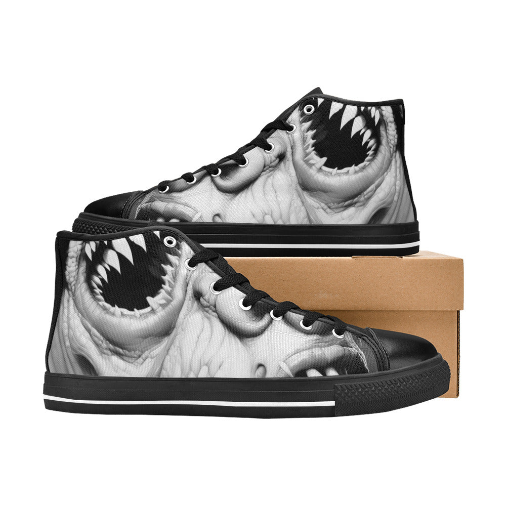MEN'S Cc Twisted Faces 2 High Top Canvas Grunge Sneakers