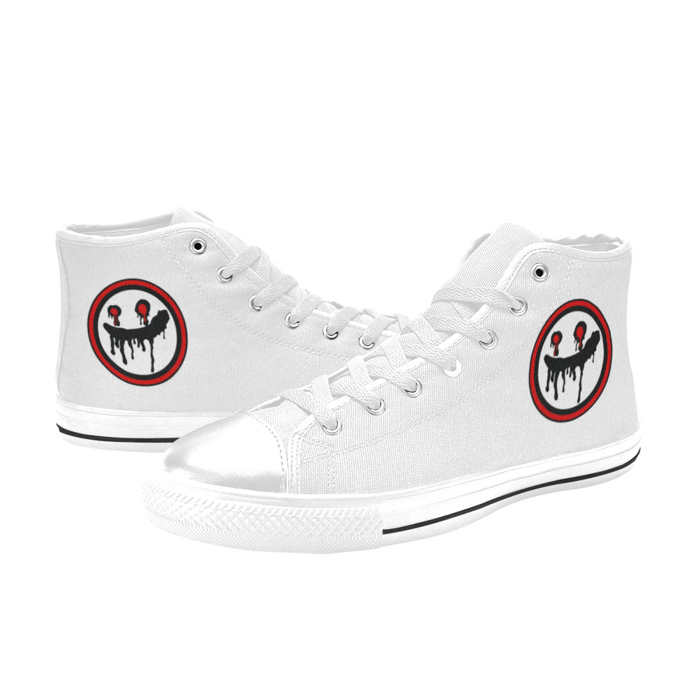 MEN'S High Tops Freaky Shoes High Top Canvas Vibrant Chaos Custom Sneakers