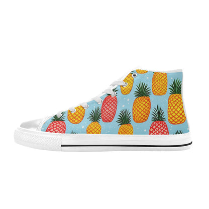MEN'S Pineapples Please 2 Men’S High Top Canvas Dark Academia Custom Shoes