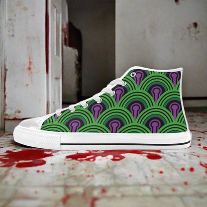 Dragon Navy Indigo Unique Bold Art - Freaky Shoes