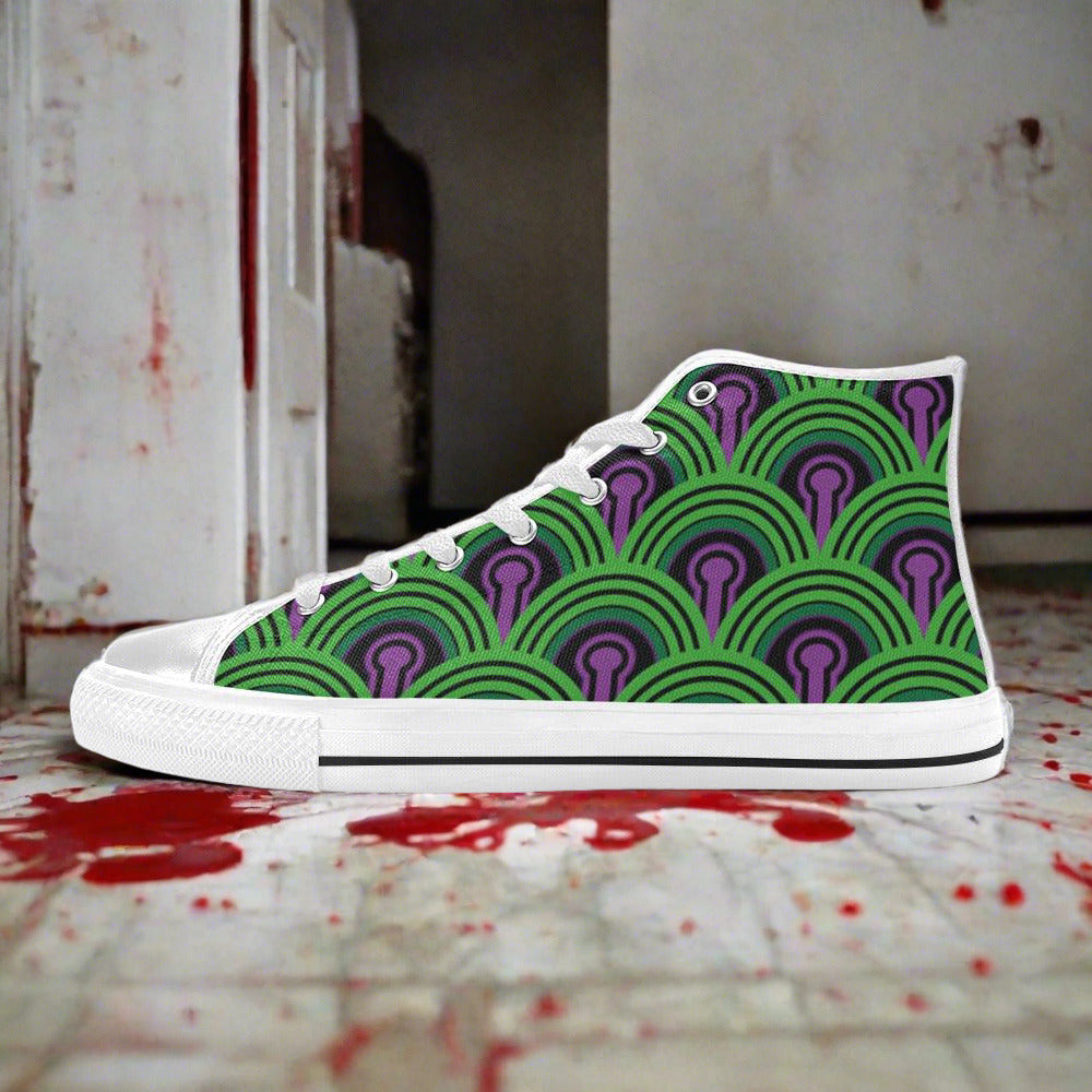 Mermaid Pink Cream Custom MEN Bold Art - Freaky Shoes | Custom Art Sneakers