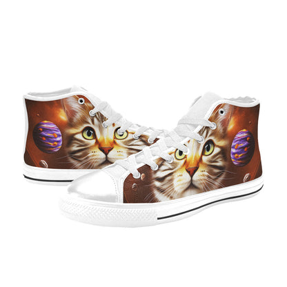 MEN'S Cc Space Cat Men’S High Top Canvas Vivid Sneakers