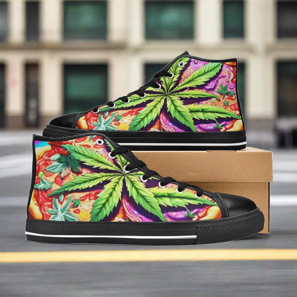 Phoenix Amber Gold Wearable Bold Art - Freaky Shoes