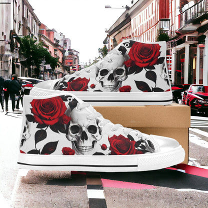 Skulls Roses Deluxe Women - Freaky Shoes®